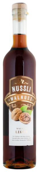Nussli Walnuss Likör - 0,5L 20% vol
