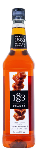 Maison Routin 1883 Salted Caramel Sirup PET-Flasche - 1 Liter