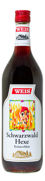 Weis Schwarzwald Hexe Kräuterlikör - 1 Liter 32% vol