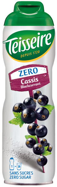 Teisseire Cassis Zero Getränkekonzentrat - 0,6L