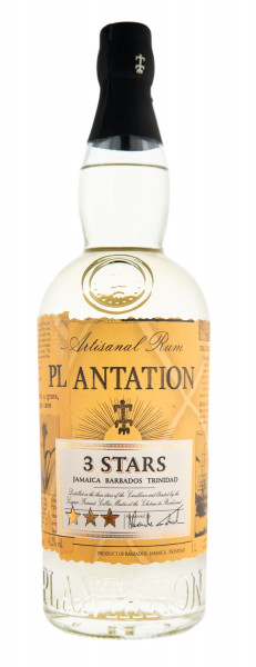 Plantation 3 Stars White Rum - 1 Liter 41,2% vol
