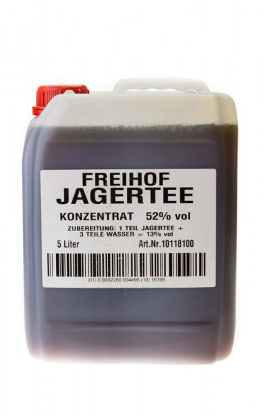 Freihof Jagertee 5 Liter Kanister - 5L 52% vol
