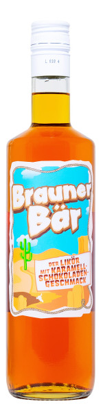 Brauner Bär Schoko-Karamell-Likör - 0,7L 15% vol