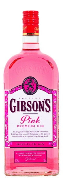 Gibsons Pink Gin - 1 Liter 37,5% vol