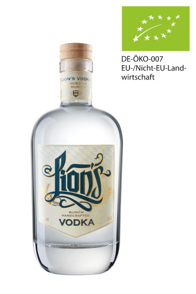 Lions Vodka Munich Handcrafted Bio - 0,7L 42% vol