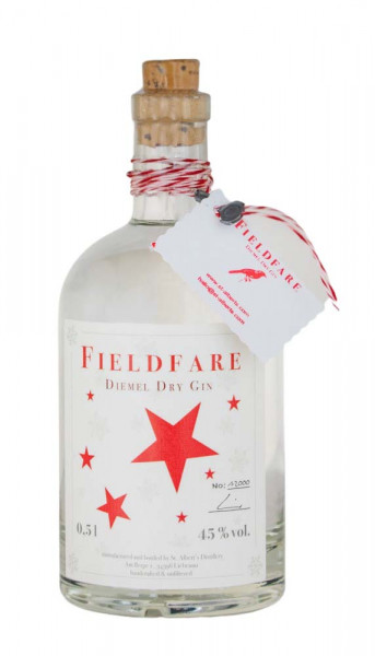 Fieldfare Diemel Dry Gin Christmas Edition 2021 - 0,5L 45% vol