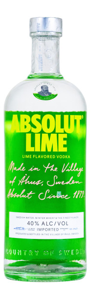 Absolut Lime Flavoured Vodka - 1 Liter 40% vol