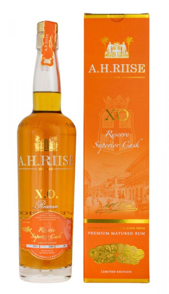 A.H. Riise XO Reserve Premium Spirituose auf Rum-Basis - 0,7L 40% vol
