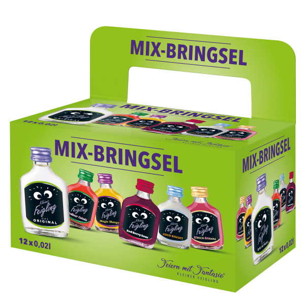 Mix-Paket [12 x 0,02L] Kleiner Feigling Mix-Bringsel - 0,24L 15,8% vol