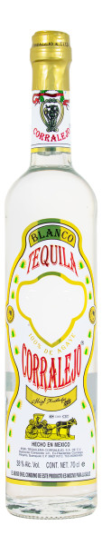 Corralejo Blanco Tequila - 0,7L 38% vol