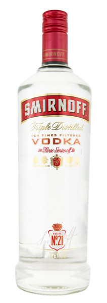 Smirnoff Vodka Red Label - 1 Liter 37,5% vol