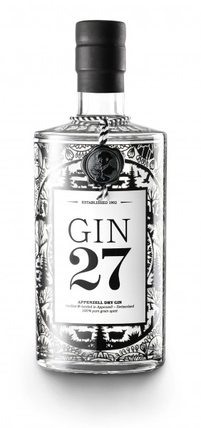 Gin 27 Premium Appenzeller Dry Gin - 0,7L 43% vol