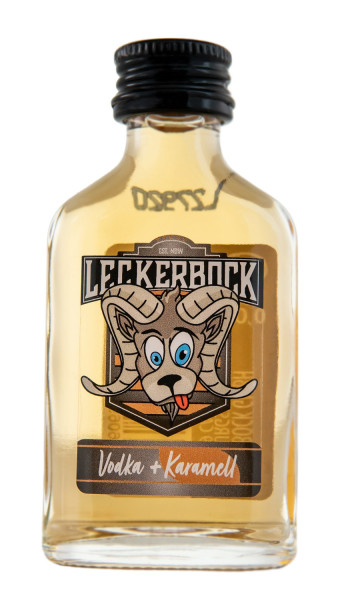 Leckerbock Vodka-Karamell Likör - 0,02L 18% vol