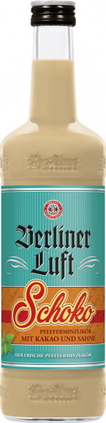 Berliner Luft Schoko-Pfefferminz Likör - 0,7L 15% vol | CONALCO ...