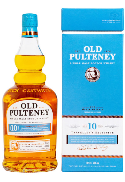 Old Pulteney 10 Years mit GEPA - 1 Liter 40% vol