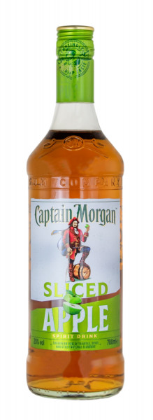 Captain Morgan Sliced Apple Spiced Rum-Basis - 0,7L 25% vol