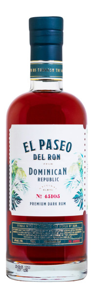 El Paso Del Ron Premium Dark Rum - 0,7L 40% vol