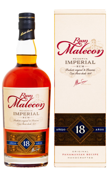 Rum Malecon Reserva Imperial Anejo 18 Jahre - 0,7L 40% vol