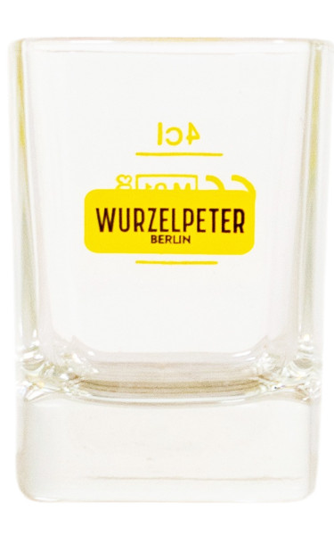 Wurzelpeter Shot Glas