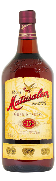 Ron Matusalem 15 Jahre Gran Reserva Rum - 1 Liter 40% vol