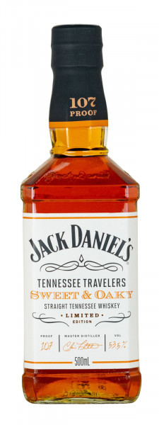 Jack Daniels Tennessee Travelers Sweet & Oaky - 0,5L 53,5% vol