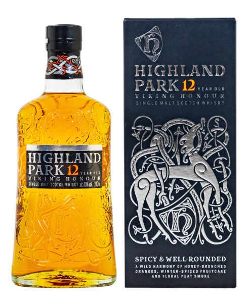 Highland Park Whisky 12 Jahre Orkney Single Malt Scotch Whisky - 0,7L 40% vol
