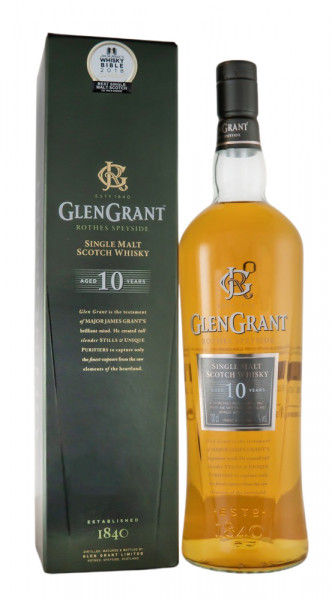Glen Grant 10 Jahre Speyside Single Malt Scotch Whisky - 1 Liter 40% vol