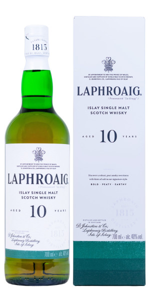 Laphroaig 10 Jahre Islay Single Malt Scotch Whisky - 0,7L 40% vol