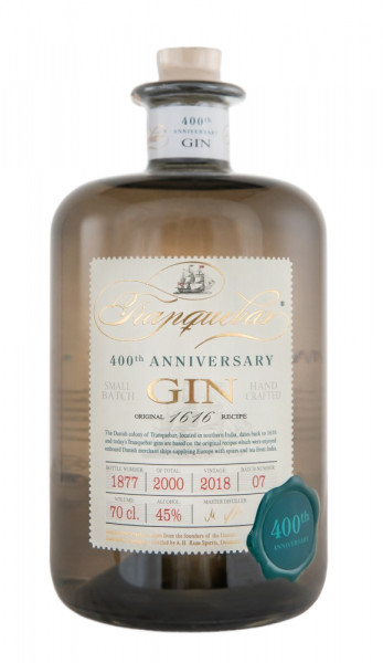 Tranquebar 400 Years Anniversary Gin - 0,7L 45% vol