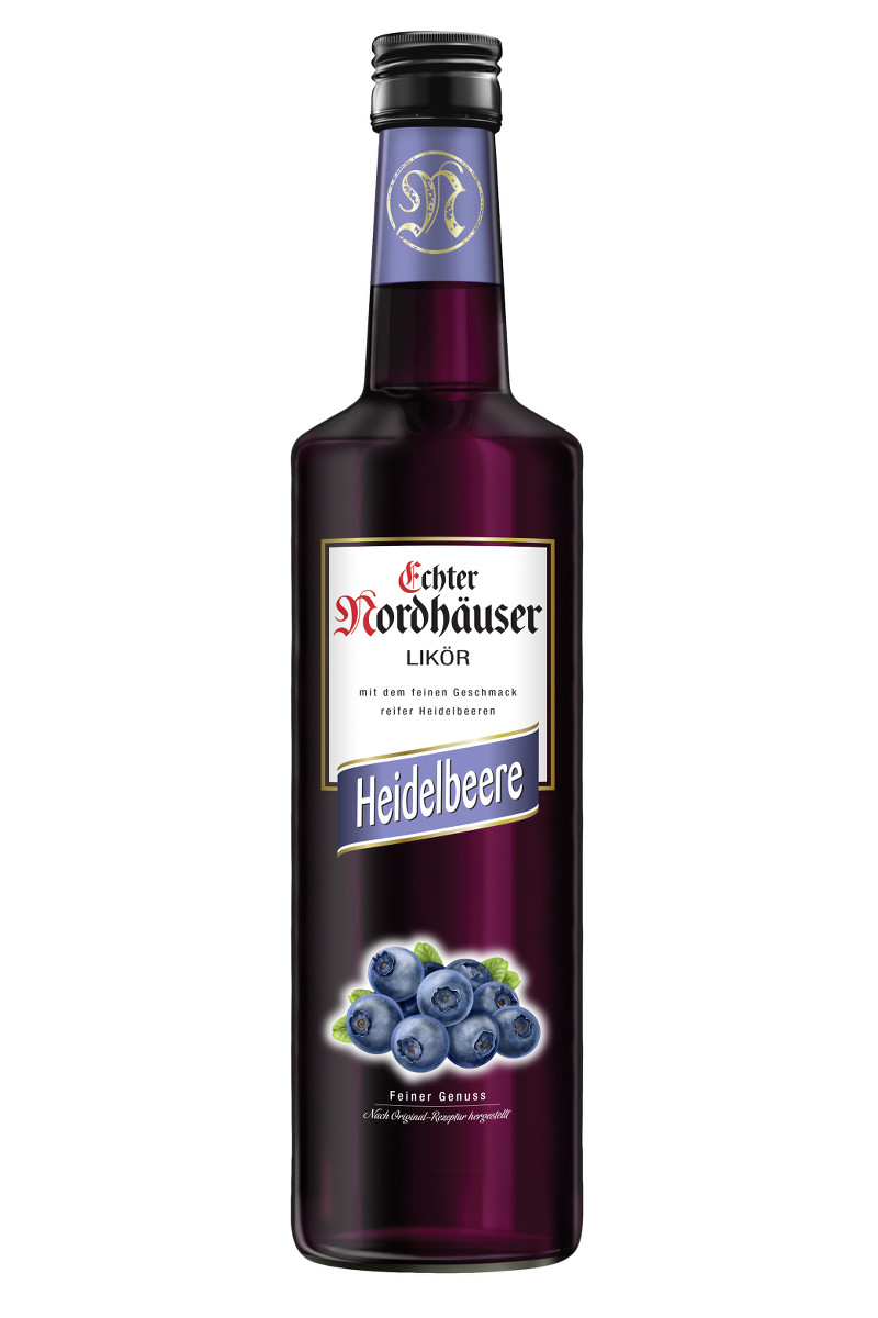 Echter Nordhäuser Heidelbeere Likör 0,7L 16% | CONALCO® Spirituosen