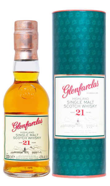 Glenfarclas 21 Jahre Single Malt Scotch Whisky - 0,2L 43% vol