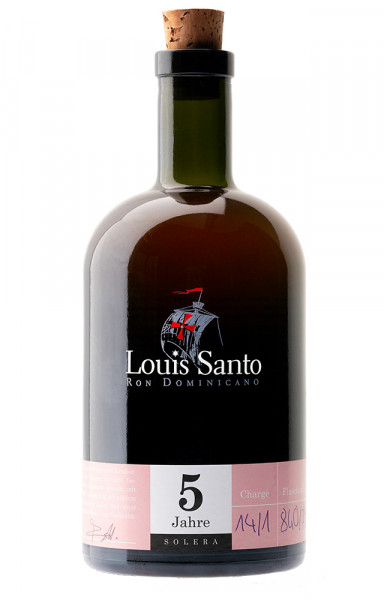 Louis Santo 5 Jahre Rum - 0,5L 40% vol