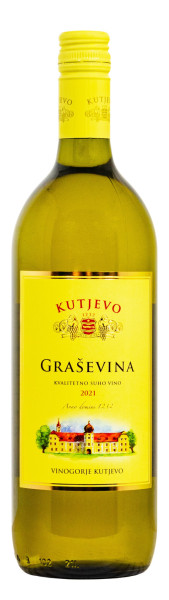 Grasevina Kutjevo Weißwein trocken - 1 Liter 12,5% vol
