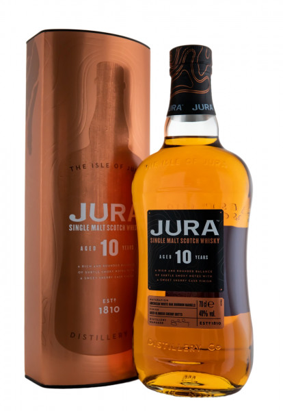 Isle of Jura 10 Jahre Single Malt Scotch Whisky - 0,7L 40% vol