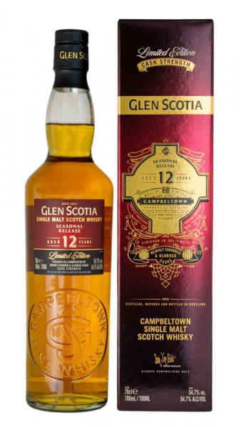 Glen Scotia 12 Jahre Single Malt Scotch Whisky - 0,7L 54,7% vol