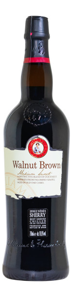 Walnut Brown Medium Sweet Sherry - 0,75L 19,5% vol