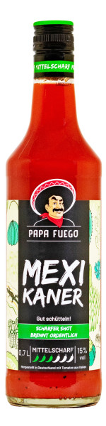 Papa Fuego Mexikaner mittelscharf - 0,7L 15% vol