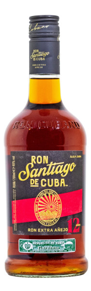 Santiago de Cuba Extra Anejo 12 Jahre Rum - 0,7L 40% vol