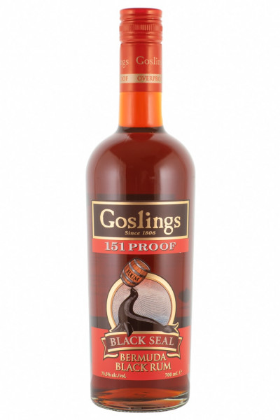 Goslings Black Seal 151 Proof Bermuda Black Rum - 0,7L 75,5% vol