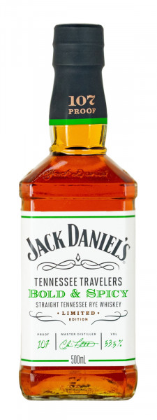 Jack Daniels Tennessee Travelers Bold & Spicy - 0,5L 53,5% vol