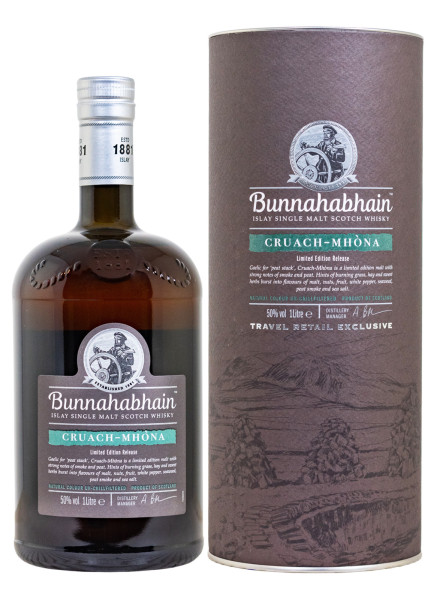 Bunnahabhain Cruach Mhona Islay Single Malt Scotch Whisky - 1 Liter 50% vol