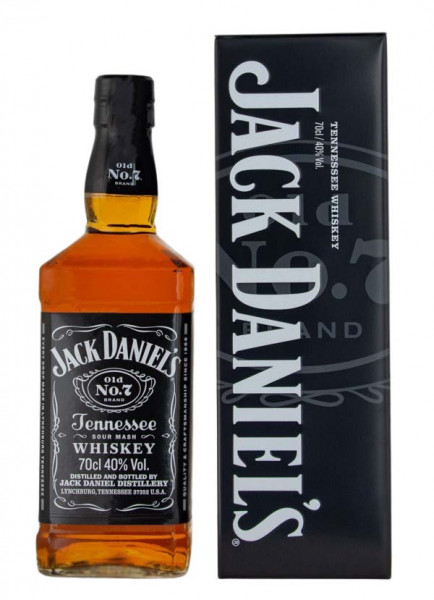 Jack Daniels Tennessee Whiskey Old No. 7 in Metal Tin - 0,7L 40% vol