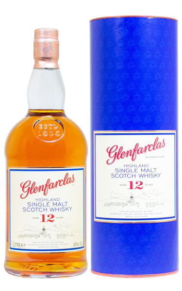 Glenfarclas 12 Jahre Single Malt Scotch Whisky - 1 Liter 43% vol