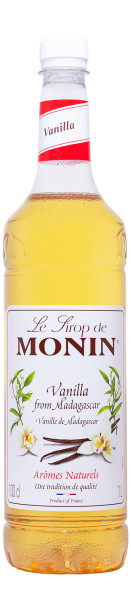 Monin Vanille Madagaskar Sirup PET-Flasche - 1 Liter