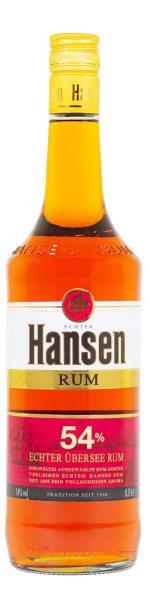 Hansen Rot brauner Rum - 0,7L 54% vol