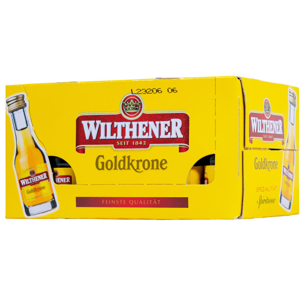 Paket [24 x 0,02L] Wilthener Goldkrone - 0,48L 28% vol