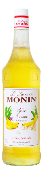 Monin Gelbe Banane Sirup - 1 Liter