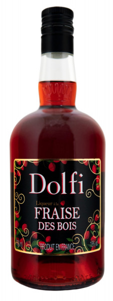 Dolfi Liqueur Fraise des Bois Erdbeerlikör - 0,7L 18% vol