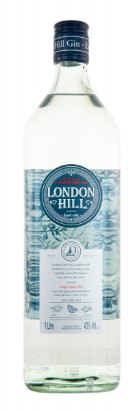 London Hill Dry Gin - 1 Liter 43% vol