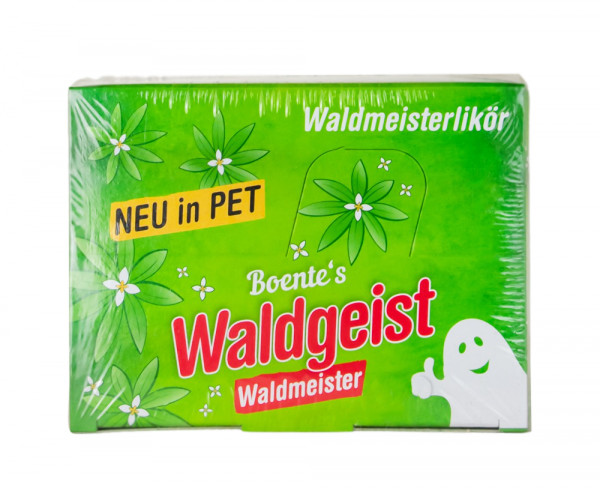 Paket [20 x 0,02L] Boentes Waldgeist Waldmeisterlikör - 0,4L 15% vol